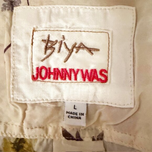 Johnny Was Bania Cupra Blouse Floral Embroidered Long Sleeve Tunic Top, Large - Picture 8 of 9